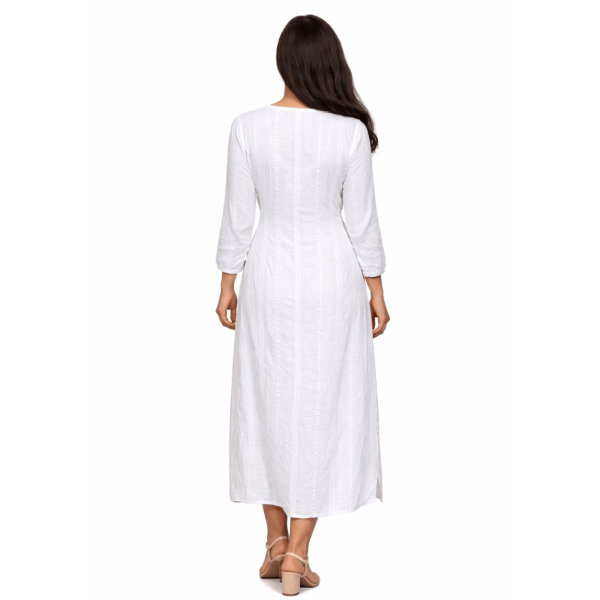 V-neckline Cutlon Maxi dress - Image 2
