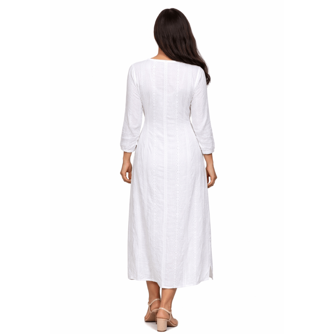 V-neckline Cutlon Maxi dress - Image 2