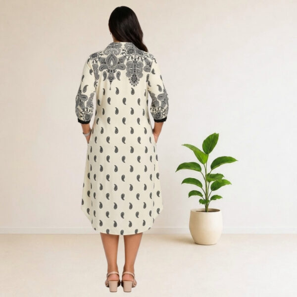 Paisley print Midi dress - Image 2